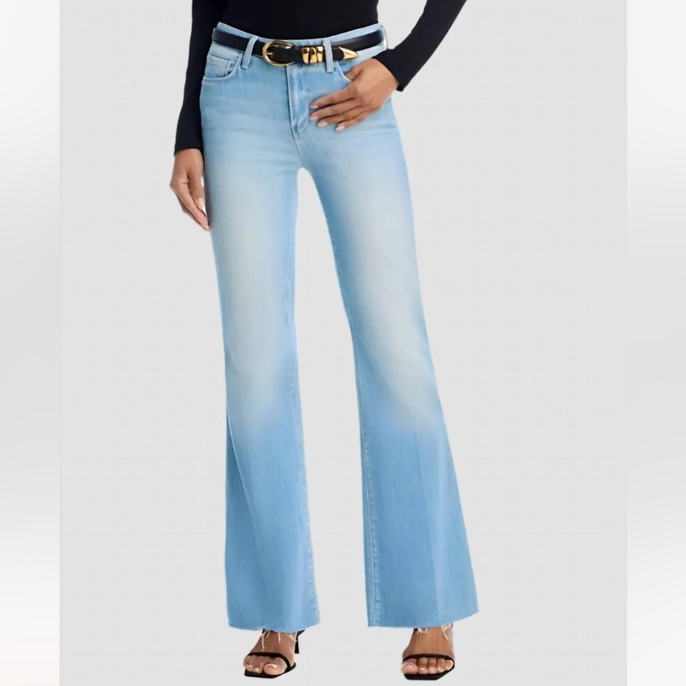 NWT L’AGENCE Sera Hi Rise Sneaker Flare Jeans size 25